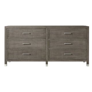 Acme Louis Philippe 6-Drawer Dresser in White 23835