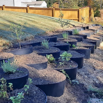 Slope garden space