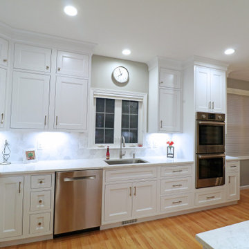 Classic white kitchen project