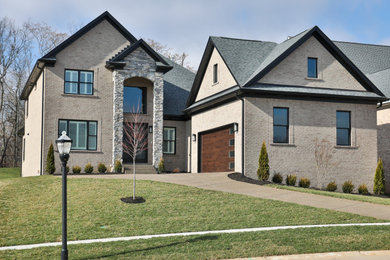 Example of a trendy exterior home design in Louisville