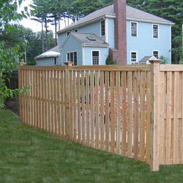Cedar Semi-Private Fence - Board on Board