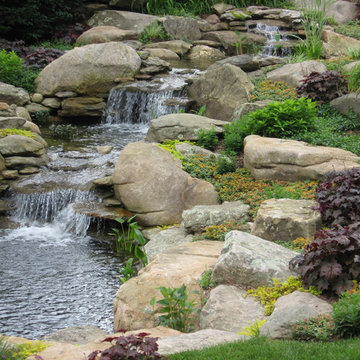 Waterfall, Pond and Garden