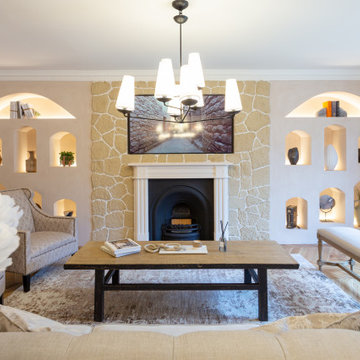 Luxury Home with Multicultural Interior Design and Sustainable Innovation