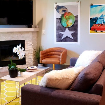 Modern New Denver Townhome Colorful Airbnb