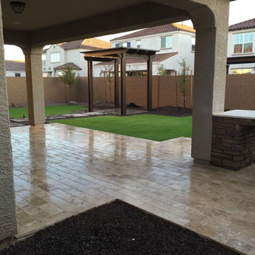 New home landscape installation and renovation Mesquite Landscaping Inc.