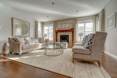 Transitional living room in Minneapolis.