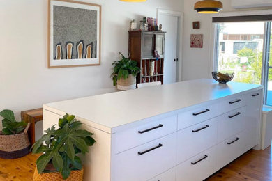 Photo of a midcentury home design in Other.