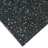 Eco-Safety Interlocking Tiles 3", Blue/White Speckled, 16-Pk