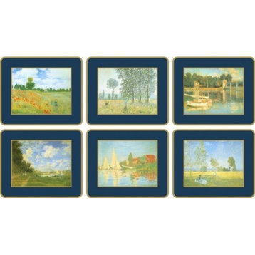 Lady Clare Coasters, French Impressionists, Set of 6, Made In England