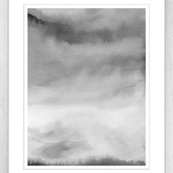 Smoke Swirl Watercolour Print - Fine Art Prints