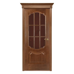 Prestige Oak Classic Interior Door With Glass - Interior Doors