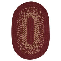 Homespice Decor - 27 x 45 Oval Flint Hill Jute Braided Rug