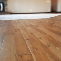 Hardwood flooring is 4" Calico Maple - Hardwood Flooring