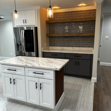 Outdated Kitchen and Living Room Remodel