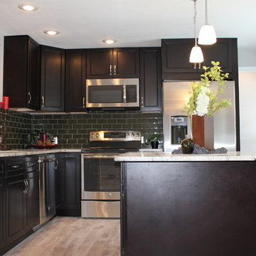 Kitchen In Espresso Maple, Arvada Colorado
