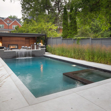 Elegance in a Long Narrow Yard