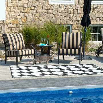 b.b.begonia Monte Carlo Reversible Outdoor Rug