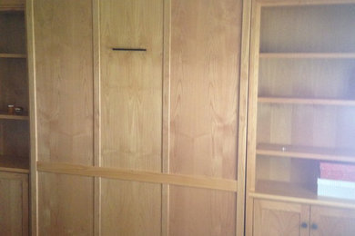 Wall Bed Cabinetry in alder.