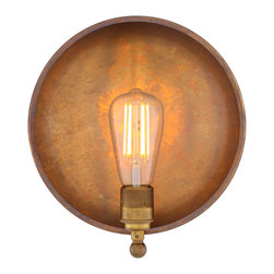 CULLEN INDUSTRIAL DISH WALL LIGHT - Wall Lights