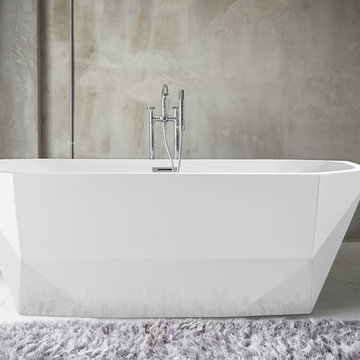 Crystal 63" Freestanding Bathtub Ideabook