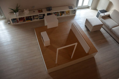 Inspiration for a modern living room remodel in Other