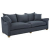 Judah Navy Linen Sofa
