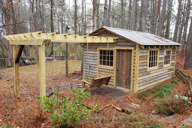 Shed - rustic shed idea in Raleigh