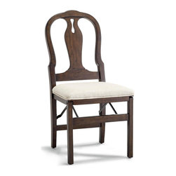Modern Chippendale Folding Chairs Set of 2 - Esszimmerst&uuml;hle
