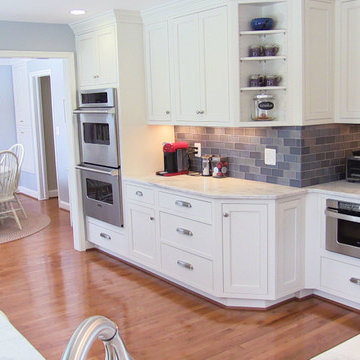 Bethesda, MD White Kitchen Remodel