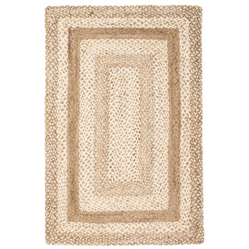Safavieh Vintage Leather Collection NF884F Rug, Grey/Ivory, 2'6" X 4'
