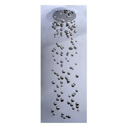 Whiteline Milano Crystal Pendant Lamp - SKU: PL4018-N - Pendant Lighting