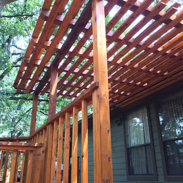 Cedar Wood Deck & Arbor, Grapevine Lake, Grapevine