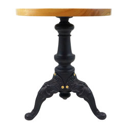 1920s Vintage Victorian Piano Stool Base Side Table - Side Tables And End Tables