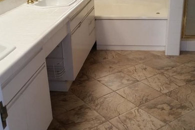 Transitional bathroom photo in Orange County