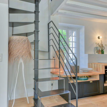 Rénovation d'un corps de ferme de 365 m2 - La cuisine