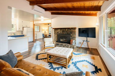 Example of a mountain style home design design in Other