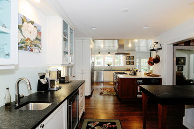Photo of an eclectic kitchen in Wilmington.