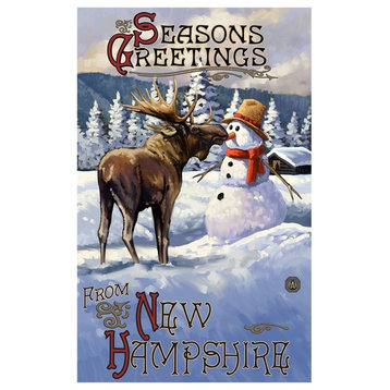 Paul A. Lanquist New Hampshire New England Christmas Art Print, 24"x36"