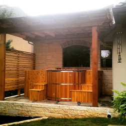 Cedar Hot Tubs in Decks - Hot Tubs