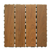 Ipe Wood Deck Tiles - SwiftDeck Colorado 12" x 12"