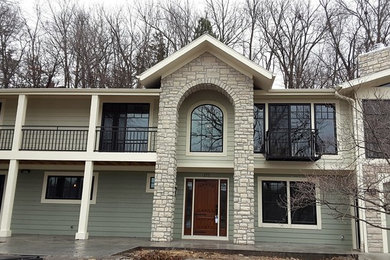 Inspiration for an exterior home remodel in Kansas City