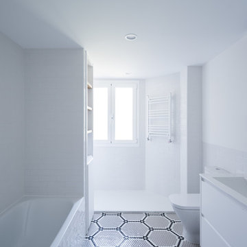 Baño de diseño "HEXÁGONOS" | Mónica Diago