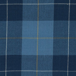 ROTH & TOMPKINS TEXTILES - Hempstead Fabric, Cobalt, 54''x36'' - Upholstery Fabric