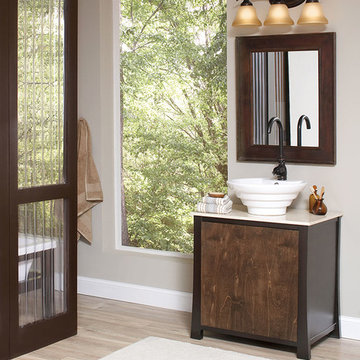 3-Light Wall Sconce, Burnt Sienna and Amber Scavo