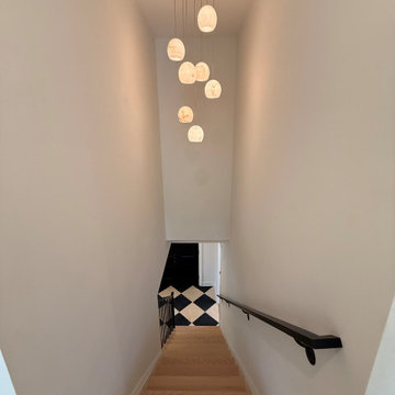 Stairwell Lighting | Second Level Addition Montclair NJ