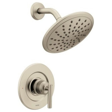 Moen T3002EP Gibson Single Function Shower Head and Pressure - Brushed Nickel