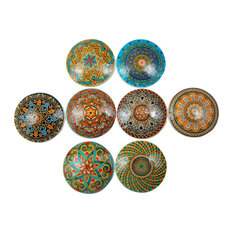 50 Most Por Mediterranean Hardware For 2018 Houzz Oriental Mandalas Oversized Cabinet S 8 Piece Set And Drawer