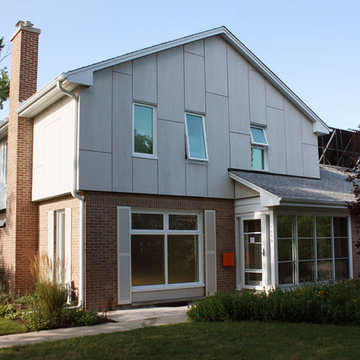 Modern Exterior Renovation Evanston