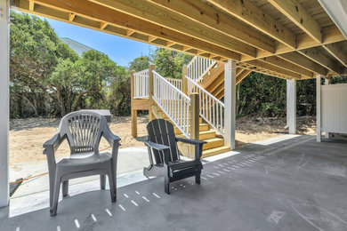 Garage - coastal garage idea in Other