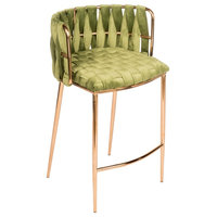 Milano Counter Chair in Green